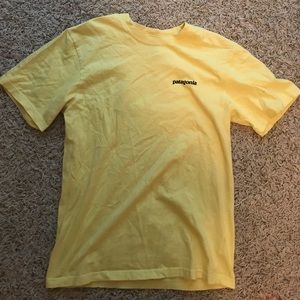Patagonia tee shirt yellow